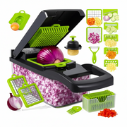 Cortador de Legumes Profissional com Recipiente 14 em 1