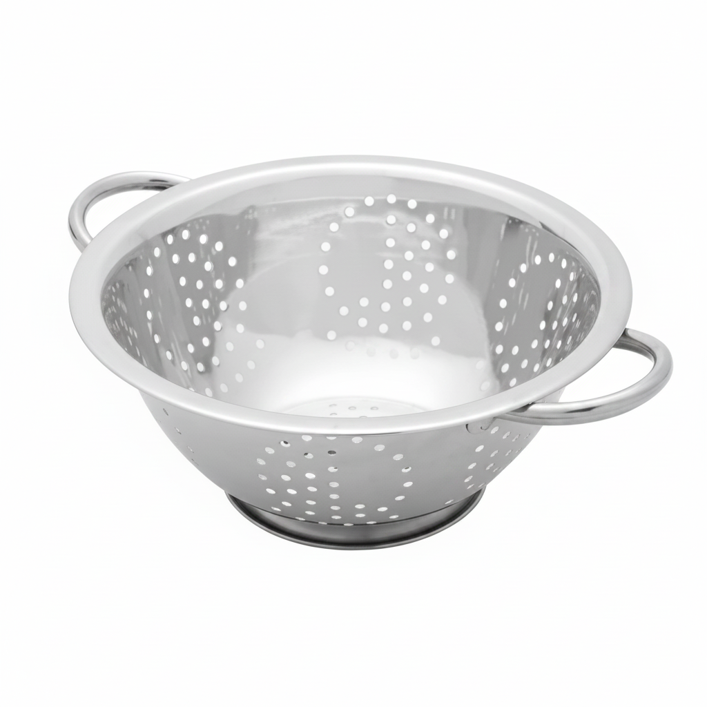 Escorredor de Massas de Aço Inox Prime 24cm